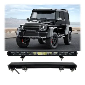 Off-Road Dual Colors Led Light Bar 84W High Power Auxiliary LED Light Bar for Offroad 4X4 SUV