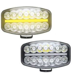Off Road High Power Oval 80W LED Truck Offroad Lights LED Work Light 7 Inch DRL Truck Spot LED Laser Driving Lights