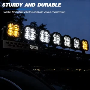 Off Road LED Fog Driving Lights 4×4 UTV Roof Mount Offroad UTV Linkable Modular Kit Barras De Luz LED Light Bar With DRL