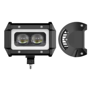 Off Road LED Work Light White Yellow Motorcycle LED Spotlight 12V 24V Fog LED Lamp 4×4