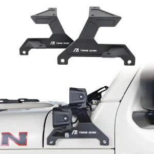 Off Road Light Bar Brackets Dual A Pillar Light Windshield LED Light Mounting Brackets for Jeep Wrangler JL Gladiator JT