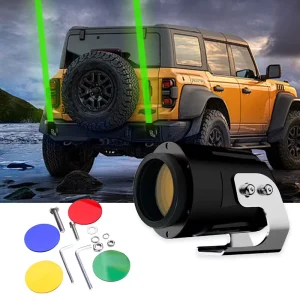 Off Road Spotlights Laser Beam Whip LED Light Bar Diecast Aluminum Housing IP67 Waterproof Long Distance