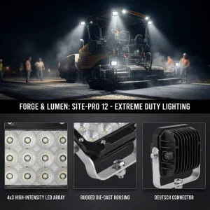 Off road Vehicle Light Truck IP69 Waterproof Die Cast Aluminum 5.5 Inch CE ECE R10 Square 6000K 120W LED Work Light