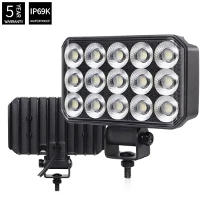 Offroad LED Work Lamp 4/5/6 Inch Flood Beam IP68 IP69K LED Driving Lights for Truck 4×4 Offroad Vehicle ATV UTV Tractor