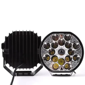 Offroad Light 8 Inch Led Work Light Yellow White Heavy Vehicles LED Driving Light Off Road Trucks LED Work Lamp