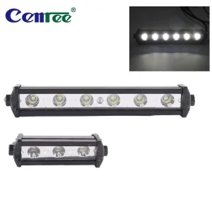 Offroad Single Row Heavy Duty LED Light Bar 12V High Bright 3000LM 6000K Car LED Headlight 2.5W 4W Multiple Sizes