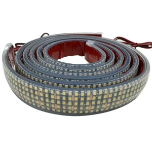Others Car Light Accessories 1.35M 5 Row Wheel Lights Waterproof LED Strips Pure White for 17 Inch Wheel Ring Light