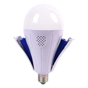 Outdoor Camping Smart 15 Watt E27 B22 LED Light Bulb Indoor Emergency LED Bulbs Wall Control DC Remote Control Intelligent