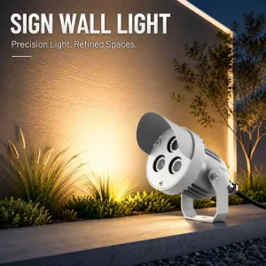 Outdoor IP66 High Bright LED Facade Light Narrow Beam Aluminum Alloy Body Wall Washers CRI 90 5 Year Warranty for Lighting