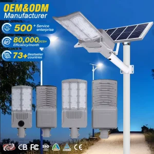 Outdoor Lighting Die-cast Aluminum Road Highway Park Lot Light 100w 150w Separated Solar Led Garden Street Light