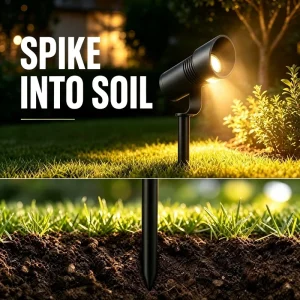 Outdoor Low Voltage Landscape Lighting up Spot Lights 12V 24V LED Directional Bullet Lights for Garden Yard Tree House