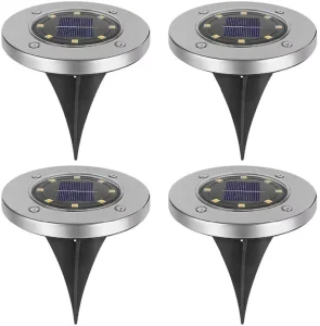Outdoor Solar Pathway Light with Auto On Off Night Security IP65