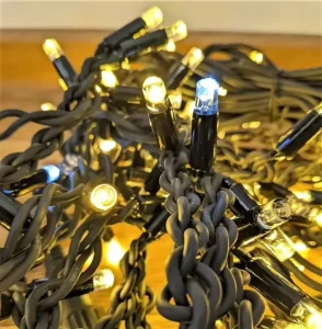 Outdoor Waterproof LED String Lights IP65 Fairy Christmas Wedding Decoration H03RN-F Rubber Cable Commercial Garden Party