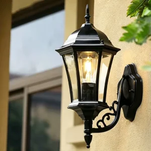 Outdoor Waterproof Wall Lamp UV Resistant Anti Aging Soft Glow Die Cast Aluminum Body Corridor Exterior Wall Lights