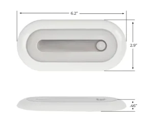 Oval LED Bus Interior Roof Light 12V 24V Spare Parts for Bus Interior Lighting