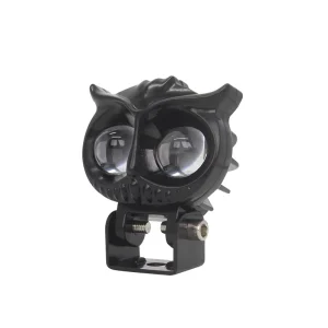 Owl Motorcycles Mini Driving Lights for Motorcycle Lights Fog Lamp Motorcycle Lighting System Dual Color Luces Led Para Motos