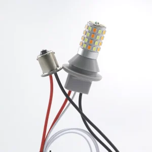 P21w LED Bulb Canbus 1156 Py21w Dual Color Bulbs DRL Turn Signal for Cars Long life Universal Fitment 12VDC Canbus Ba15s Bau15s