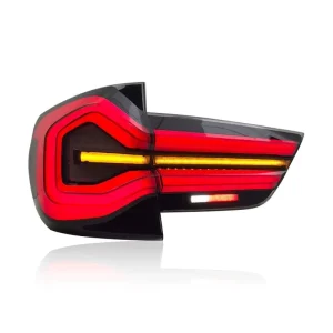 PC Material Modified Dynamic Horse Running LED Water Turn Signal Taillight Assembly for BMW X3 F25