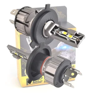 PE2 72W 6000LM 6000K Auto Headlamp Fog Light Motorcycle Car LED Headlight Bulbs