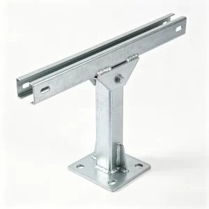 PV CP F 6063T5 HDG Aluminum Alloy Solar Mounting Accessories Mid End Clamps Hot Dip Galvanized 25+ Year Service