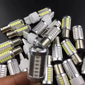 PY21W P21/5W 1156 Ba15s 1157 Bay15d Car LED Bulbs Turn Signal Light 12V 33SMD Red Yellow White Brake Reverse Parking Lamps