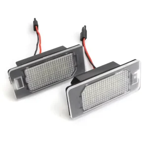Pair of Car LED Number License Plate Light License Plate Lamp for Fiat 500X