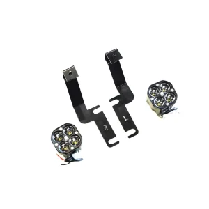 Patrol Y61 Metal Hood Decorative Bonnet Spotlight Mounting Base with Screw Fixing for Front Light Modification