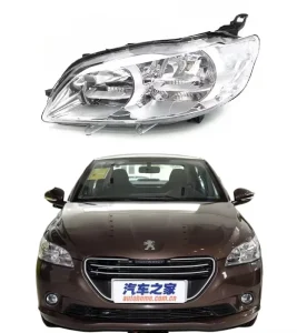 Peugeot Auto 301 Headlight Assembly for Car Lamp 9801854680 9801854780