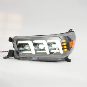 Pickup Three Lens Headlight Car Exterior Light Assembly for Toyota for Hilux