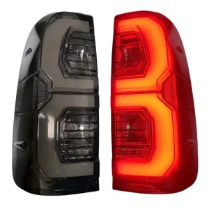 Pickup Truck Conversion Kit Lighting Systems Smoke Black Halogen Bulb Tail Lights Rear Lamp for Hilux Vigo