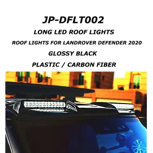 Plastic Carbon Fiber Long LED Roof Lights Exterior Lighting Accessories for LandRover Defender