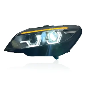 Plug And Play Modified Bi Xenon Projector Headlight Assembly With LED DRL Sequential Flowing for BMW Z4 E89