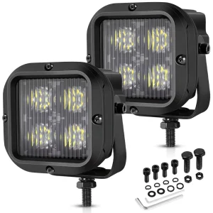 Plug Play Off Road 3 Inch Aluminum LED Bumper Lights for Chips IP68 Waterproof White Light 12V for ATV UTV