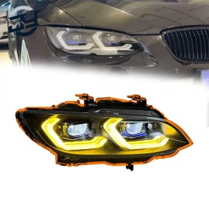Plug and Play 12V LED Headlights for 3 Series E92 E93 M3 6000K Dual-Color Switchable Upgrade