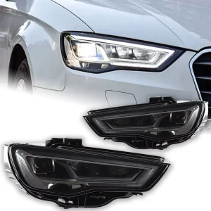 Plug and Play Car LED Headlights for A3 Headlight Projector Lens Dynamic Signal Head Lamp DRL Upgrade Headlight