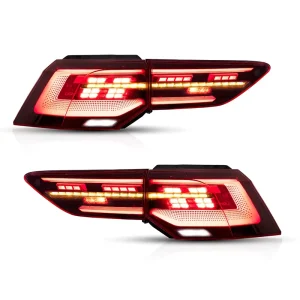 Plug and Play Full LED Tail Light Rear Stop Brake Reverse Lamp for VW Golf 8 Mk8 Up