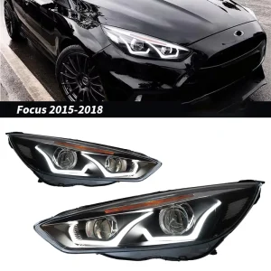 Plug and Play Head Lamp for Ford Focus MK3 Headlight Modified LED Car Accessories Headlight Lens Projector
