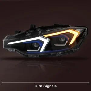 Plug and Play LED Headlamps Assembly Front Daytime Running Lights for BMW 3 Series F30 F35 12V Auto Parts