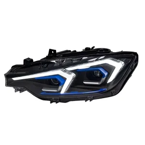 Plug and Play Old To New Double Hook LED Headlight For BMW F30 F35 DRL Turn Signal Direct Fit Upgrade Replacement