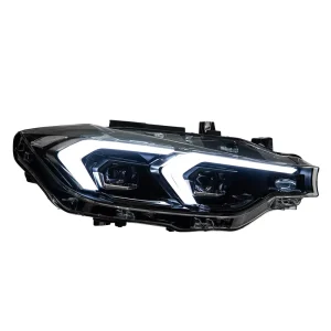 Plug and Play Style Double Hook LED Headlight For BMW F30 F35 DRL Turn Signal Direct Fit Upgrade Replacement