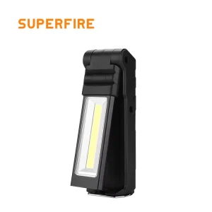 Portable AC Magnetic Rotatable LED COB Work Light Hook IP44 Rated Rechargeable Lithium Battery 180 Beam Angle