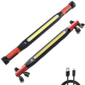 Portable COB LED Work Lamp Cordless Magnetic Inspection Lights Car Repair Home Garage Emergency USB Charging Flashlights