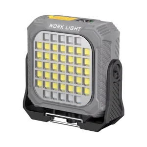 Portable High Lumen Waterproof LED Work Light Rechargeable Battery Floodlight for Car Repair and Emergency Use
