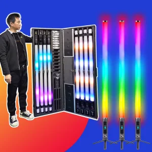 Portable IP65 Wireless Battery 360 Pixel Tube Barra Luminosa Led Wireless Led Tube DMX Club Party DJ Light Stage