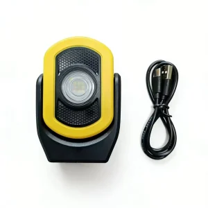 Portable LED Work Light Rechargeable Magnetic IP65 Waterproof 360 Rotatable Head for Mechanics Car Repair Jobsites Emergency Use
