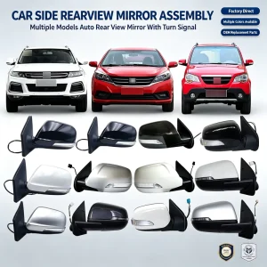Premium Electric Heated Side Rearview Mirror With LED Turn Signal HD Clear Glass Direct Fit for ZOTYE T600 SR7 Z300