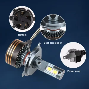 Product Aluminum Brass Lifespan Exceeding 50000h Car Driving Auxiliary Led Fog Light Headlight for Car Truck