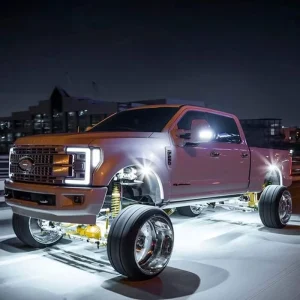 Pure White LED Rock Light Kit for Cars Trucks ATV UTV SUV 4/6/8/12 Pods Underglow Light Switch Auto Exterior Lighting