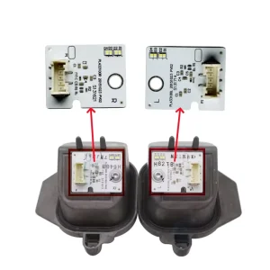 奥迪 Q3 A3 前照灯发光二极管日间行车灯模块 DRL 发光二极管板光源芯片 PL433100L PL433100R