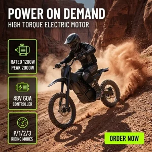 Q3 Cross Country Off Road Ebike Electric Trail Motorcycle